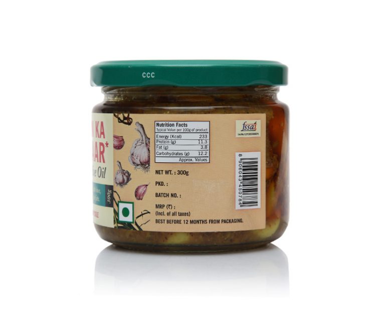 GARLIC PICKLE IN OLIVE OIL Organica Online
